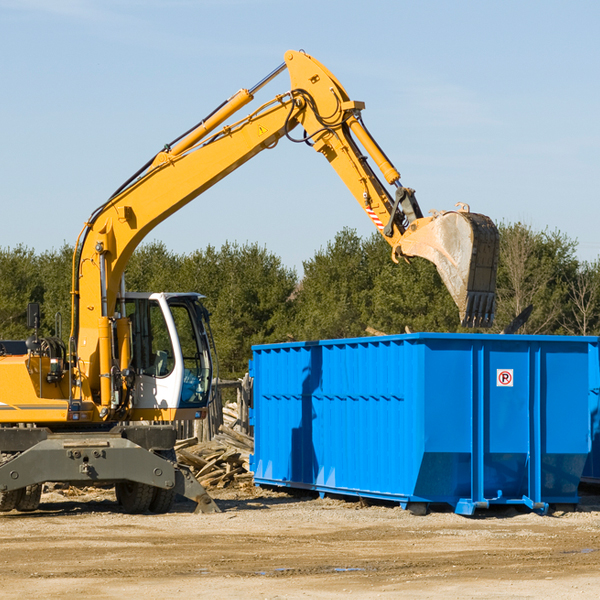 how does a residential dumpster rental service work in Bible School Park NY